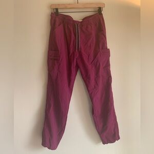 Carhartt Womens Pants Purple Size M Petite Casual Cargo Jogger Pull Up